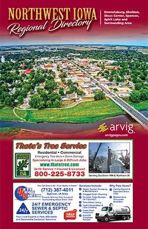 Northwest Iowa directory cover